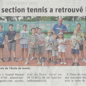 Reprise section tennis